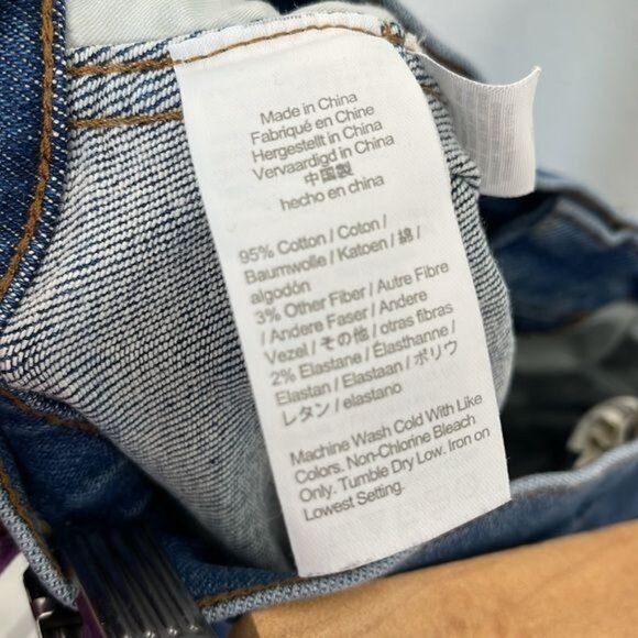 Madewell Stovepipe Jeans in Ditmas Wash size 31 style MC539 - Picture 5 of 10